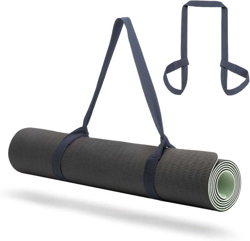 CINDALOG Yoga Mat Carrier Strap, Adjustable Thick Straps Sling for Carrying Large Mats, Stretching Band - Image 1